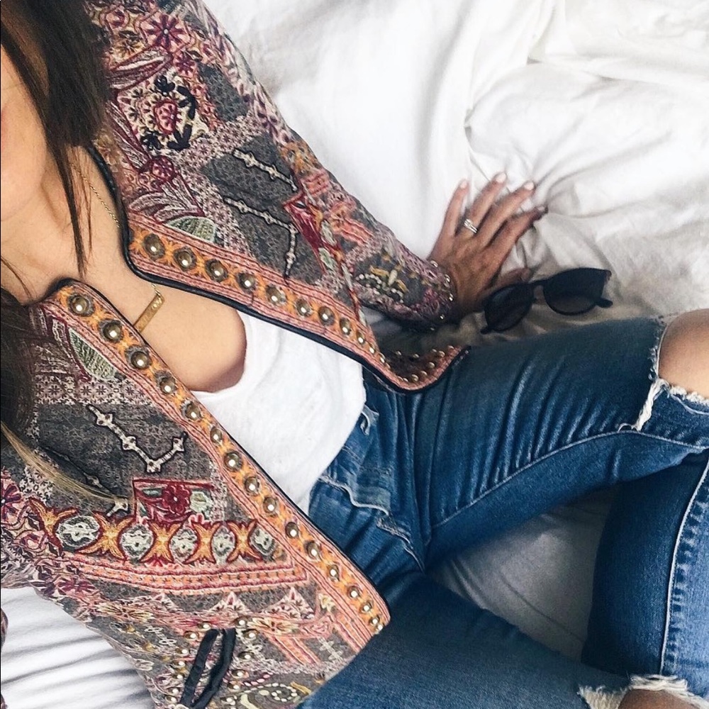 Anthropologie blazer coat